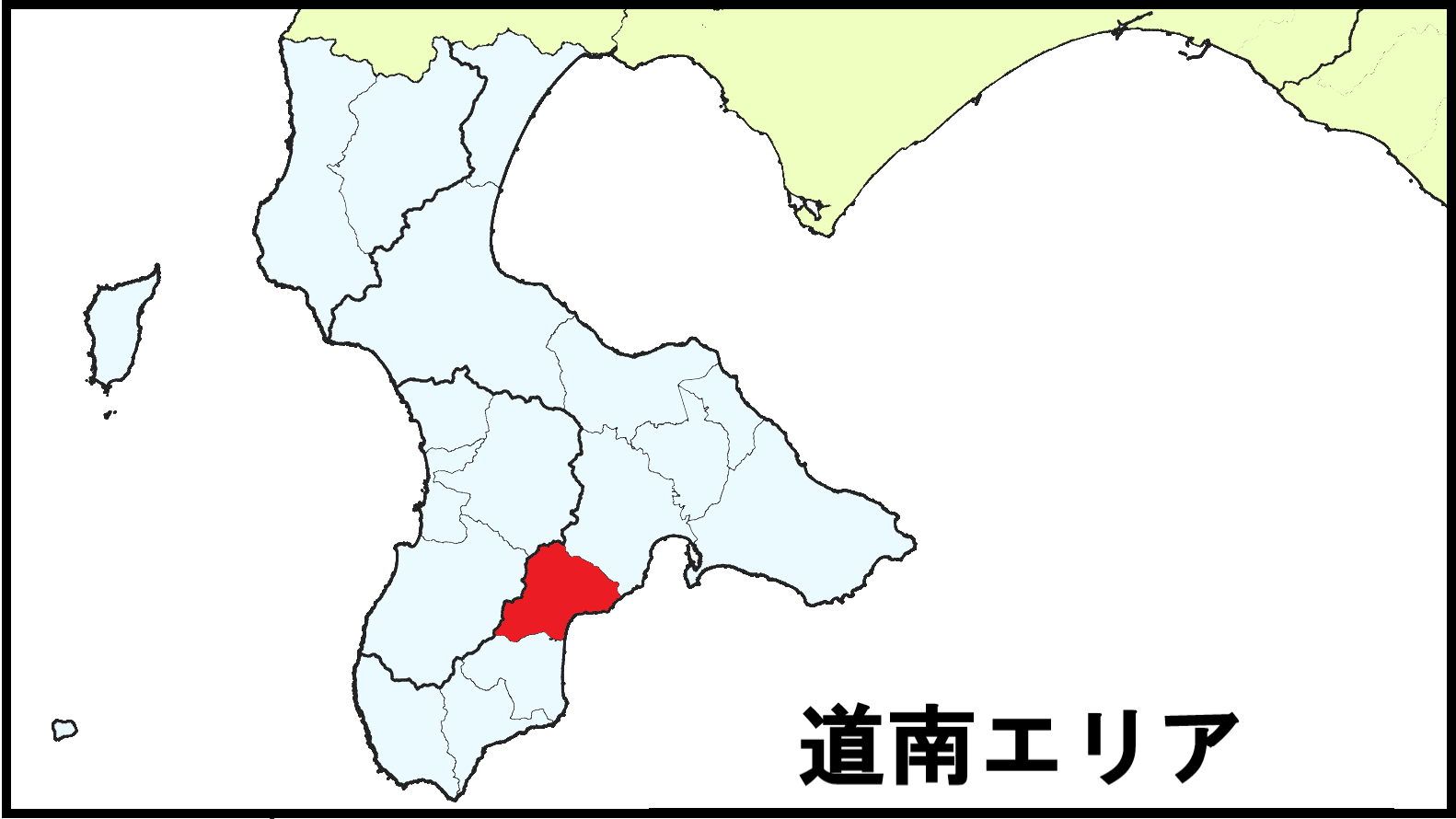木古内町位置図