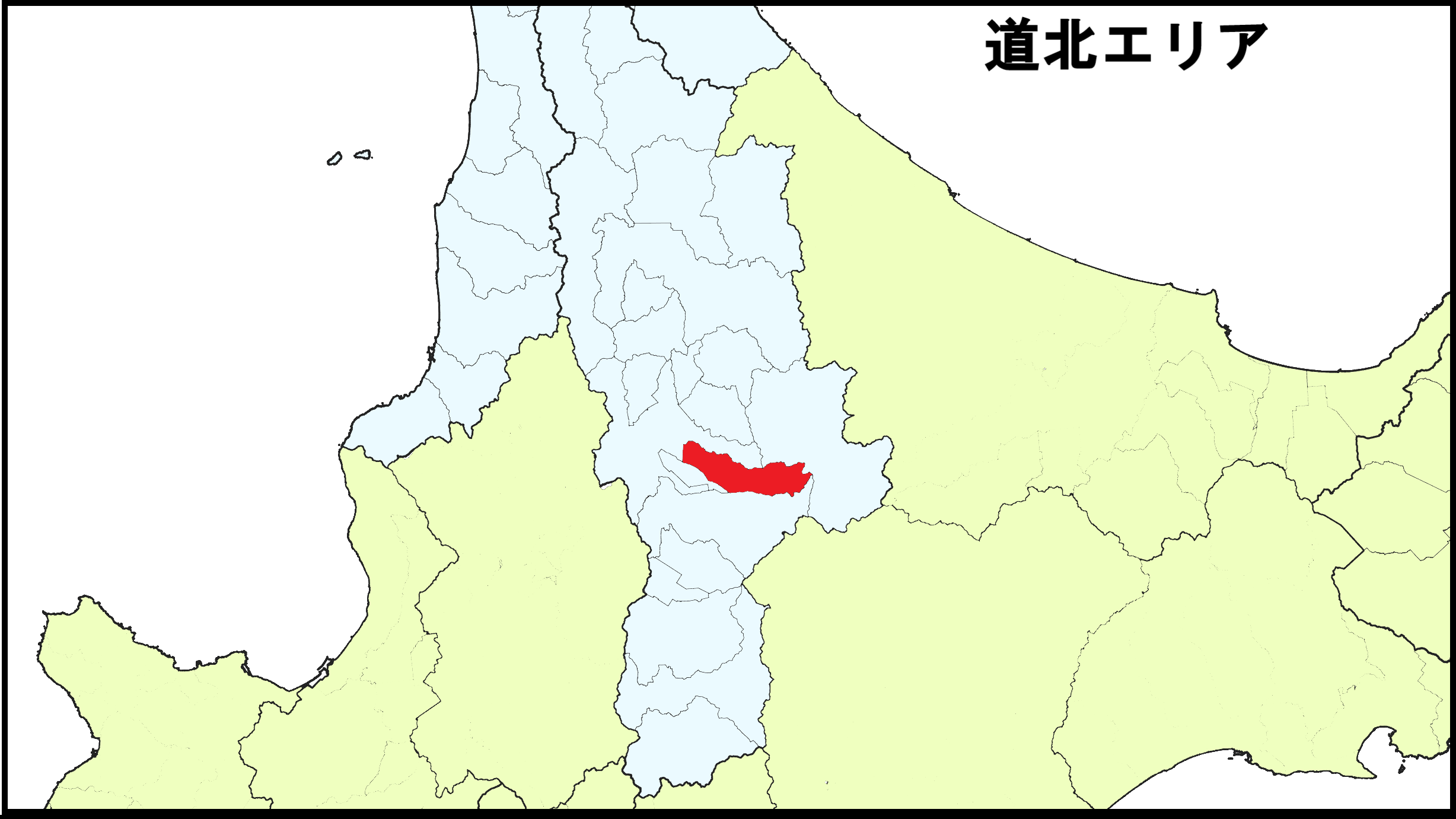 東川町位置図