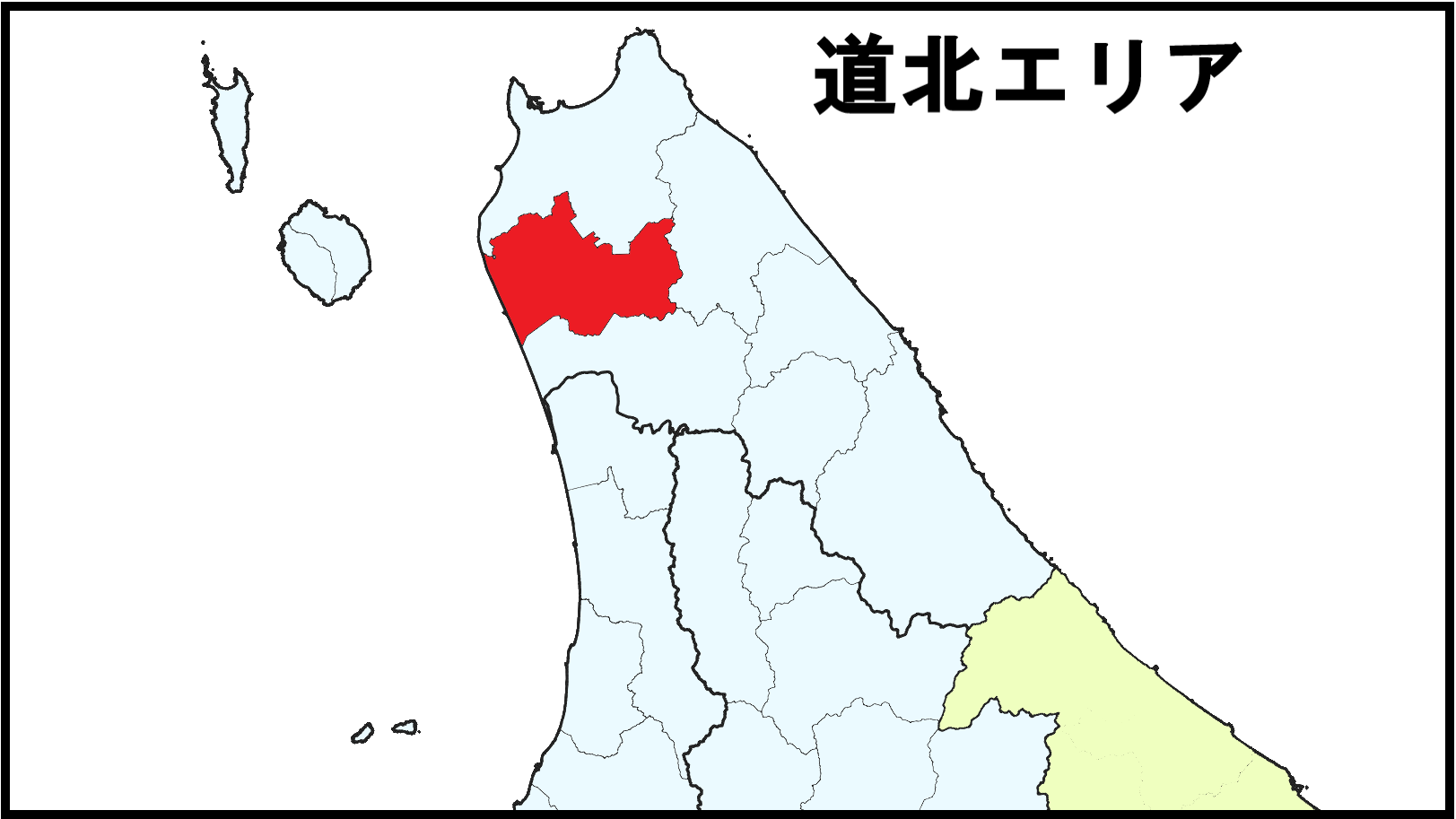 豊富町位置図
