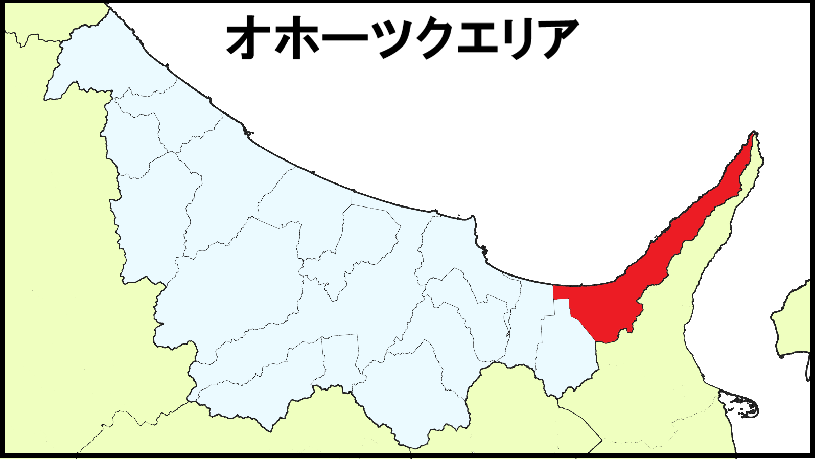 斜里町位置図