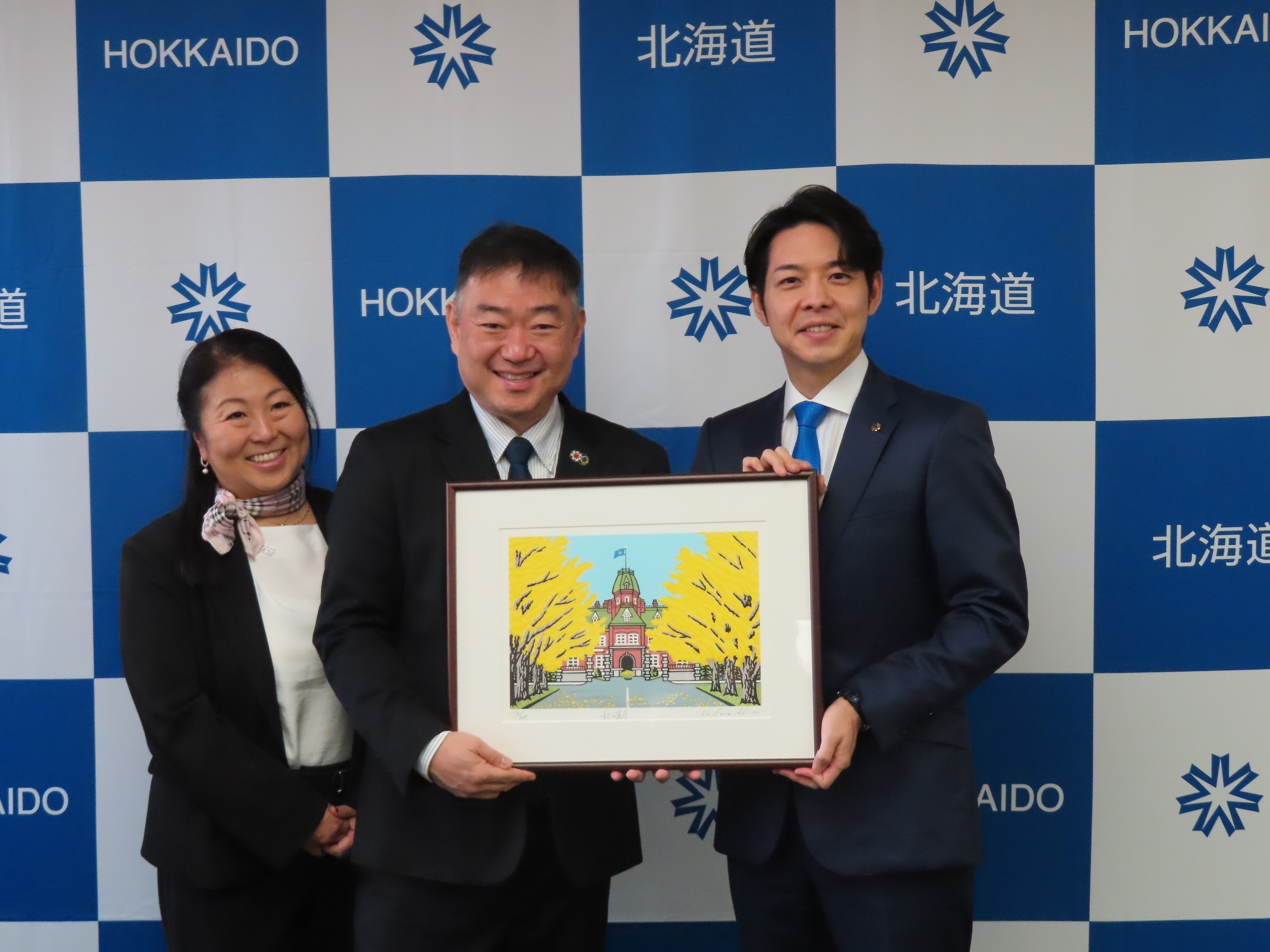 表敬の様子