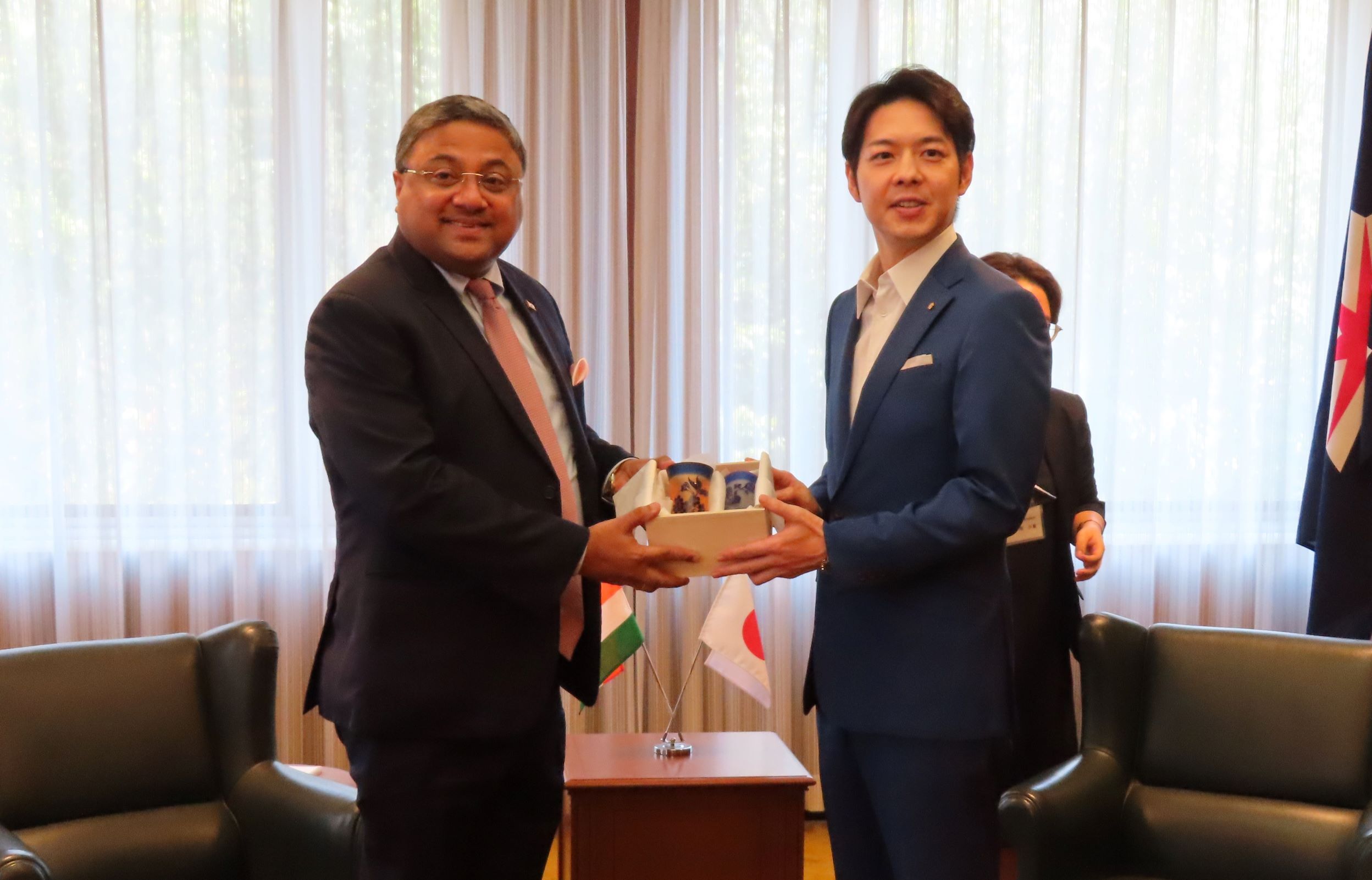 インド表敬写真