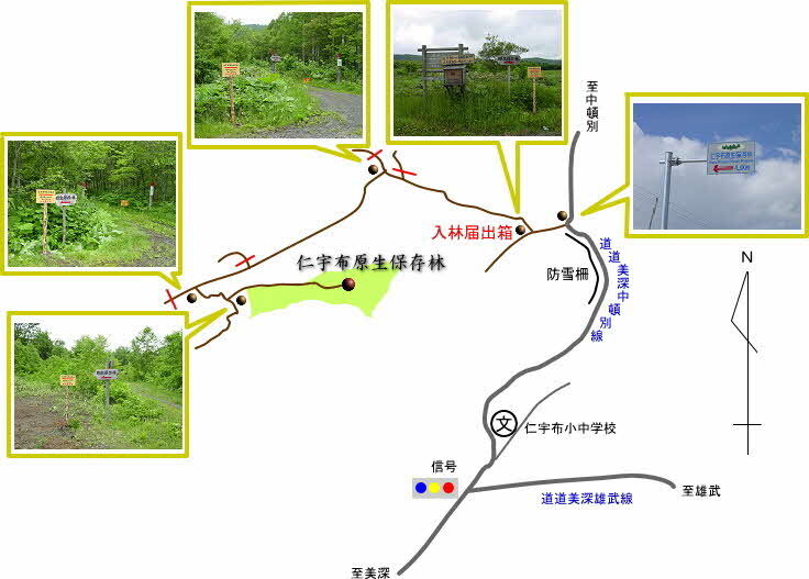美深町地図
