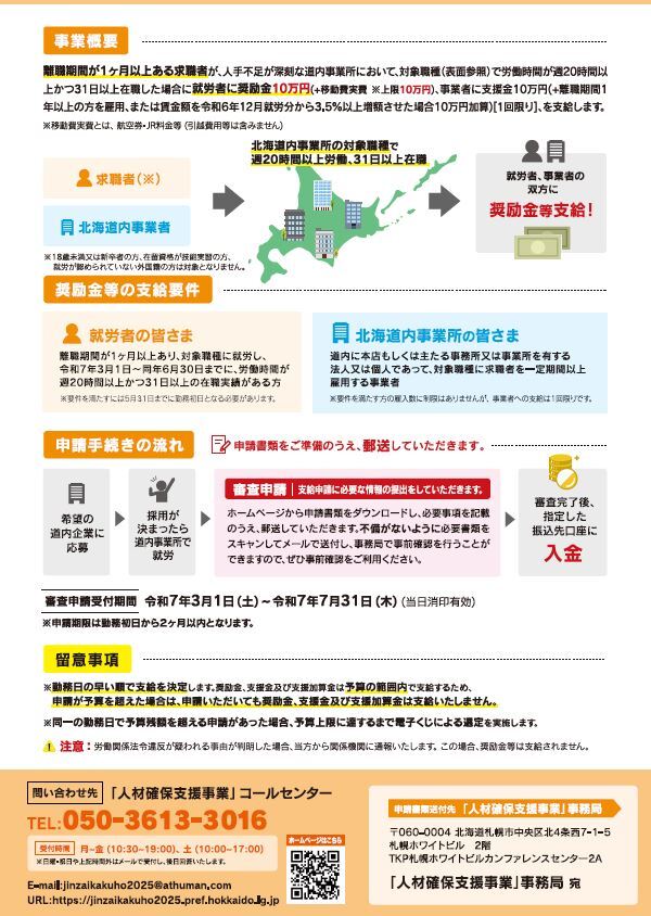 求職者用（裏）