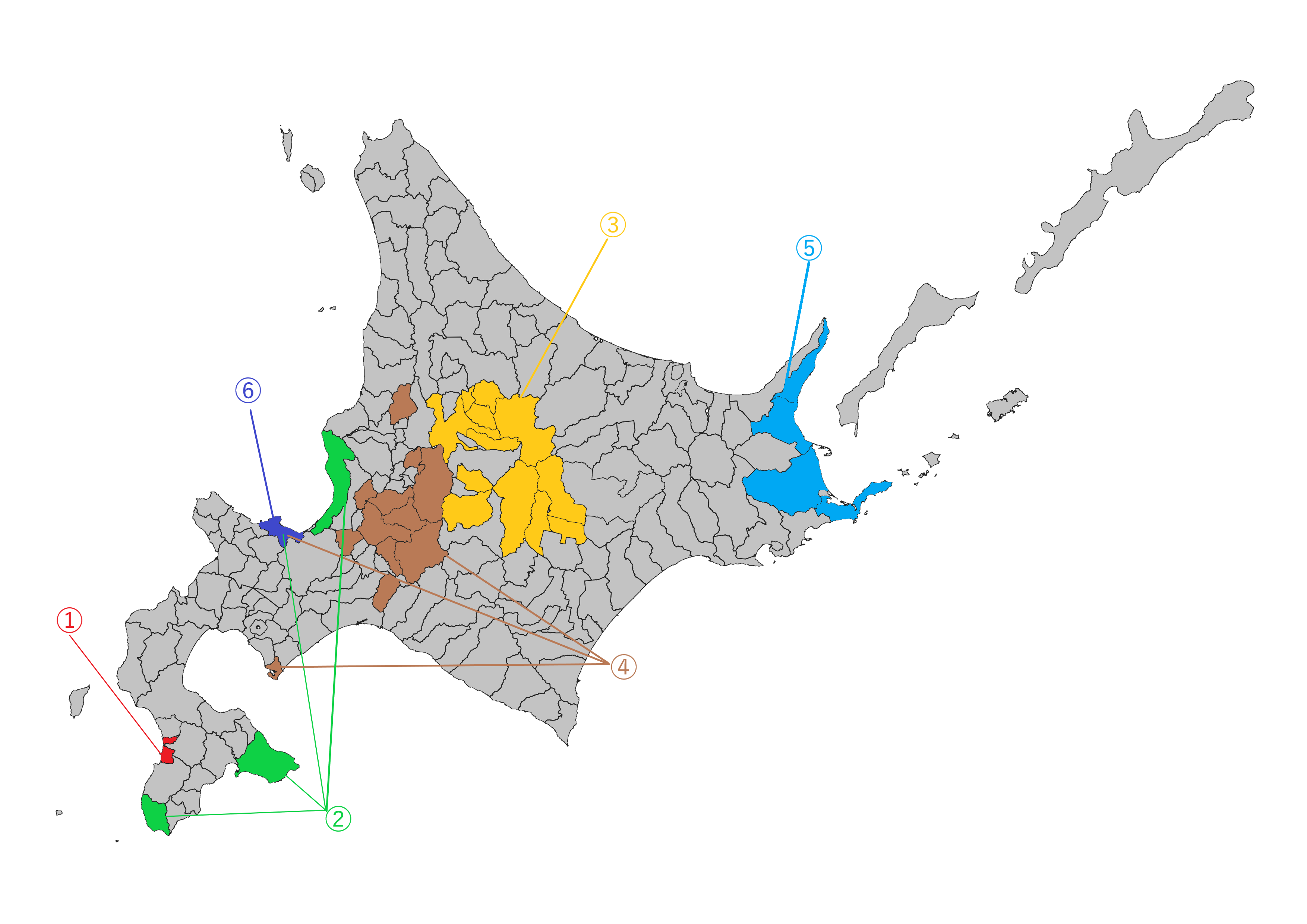 北海道内の日本遺産