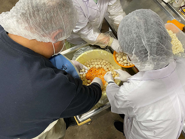 ホタテのいずし作り体験